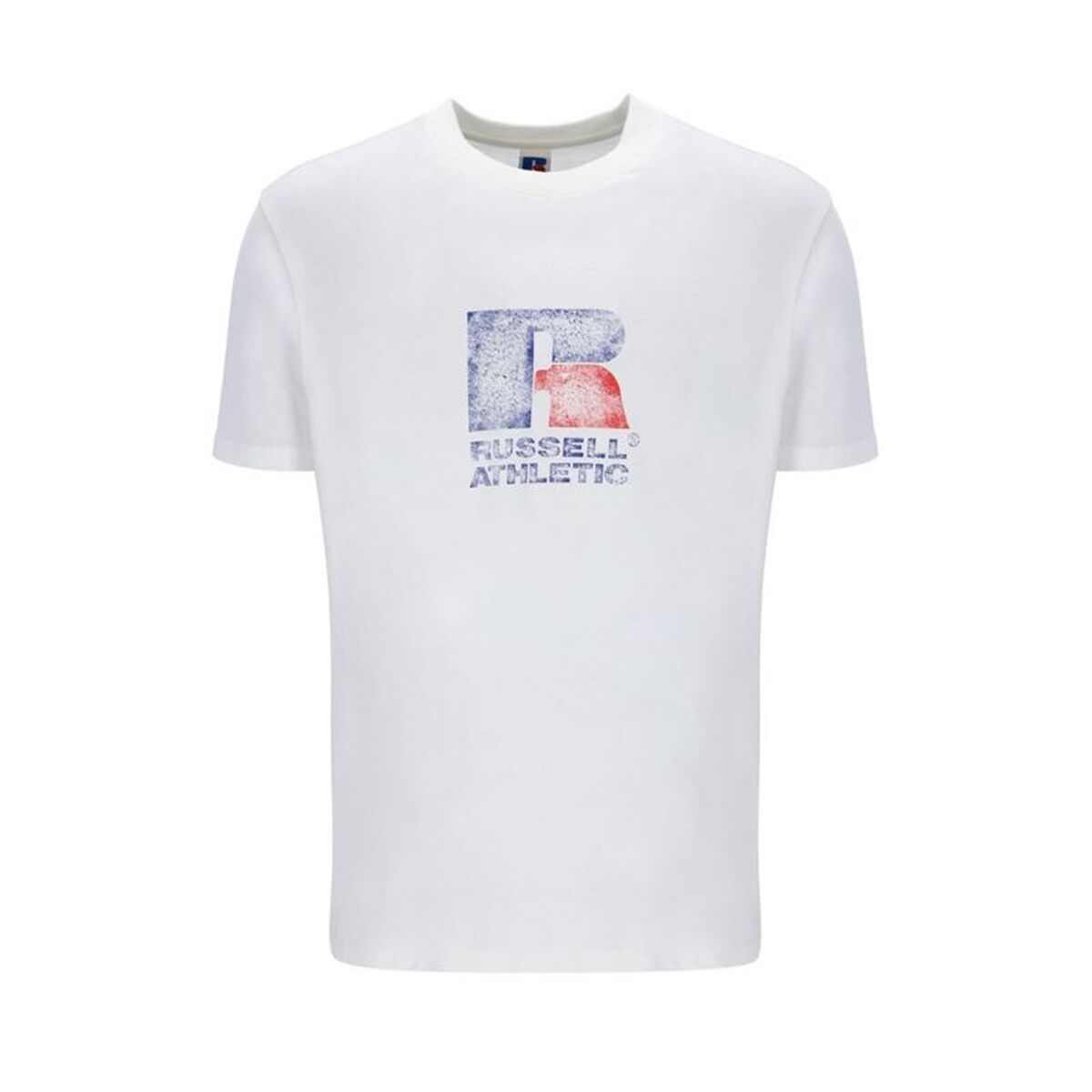 T-shirt med kortärm Herr Russell Athletic Emt E36201 Vit
