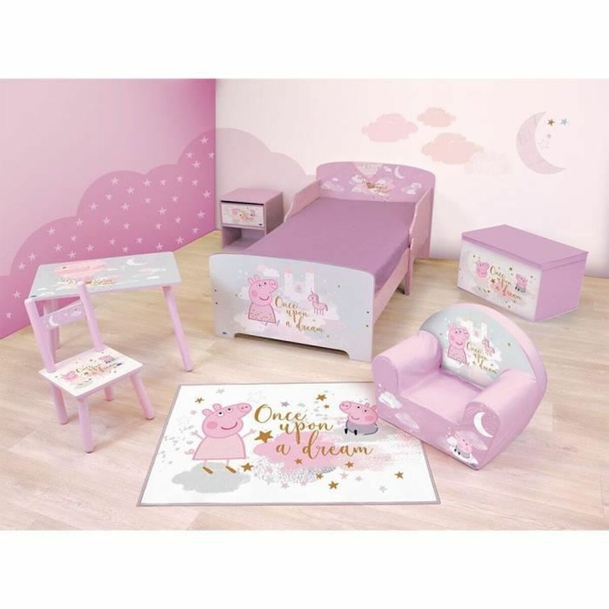 Säng Fun House Peppa Pig 140 x 70 cm - 2