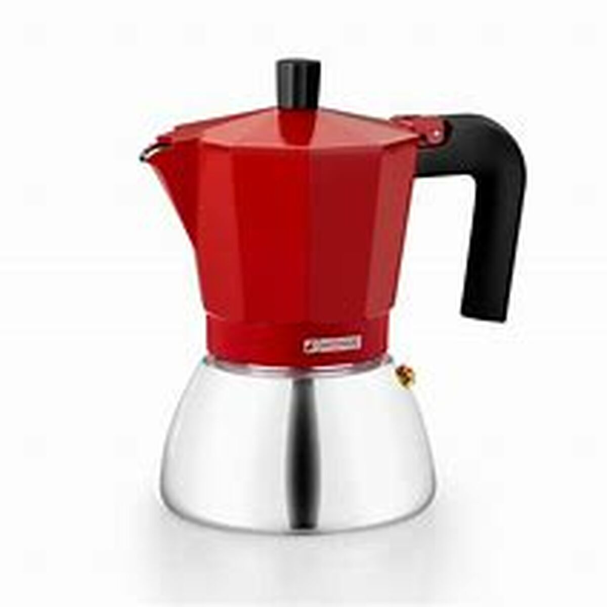 Italiensk Kaffepanna BRA INOX RED 9T Röd 470 ml