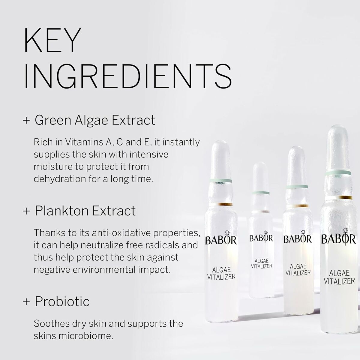 Revitaliserande ansiktslotion Babor Algae Vitalizer 2 ml 7 antal - 2