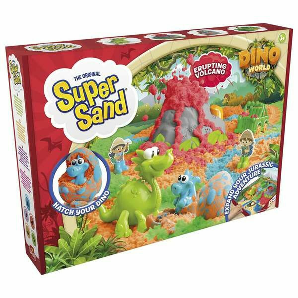 Playset Goliath Dino World Magisk sand (28,5 x 5,5 x 24 cm)