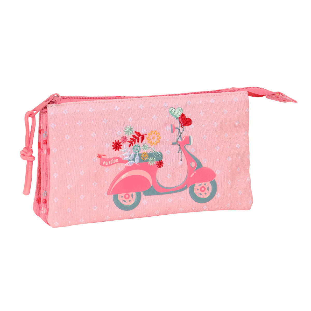 Tredubbel Carry-all Moos Passion Multicolour 22 x 12 x 3 cm