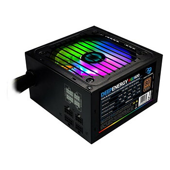 Strömtillförsel CoolBox DG-PWS600-MRBZ ATX 600W RGB Svart Ø 12 cm x 1