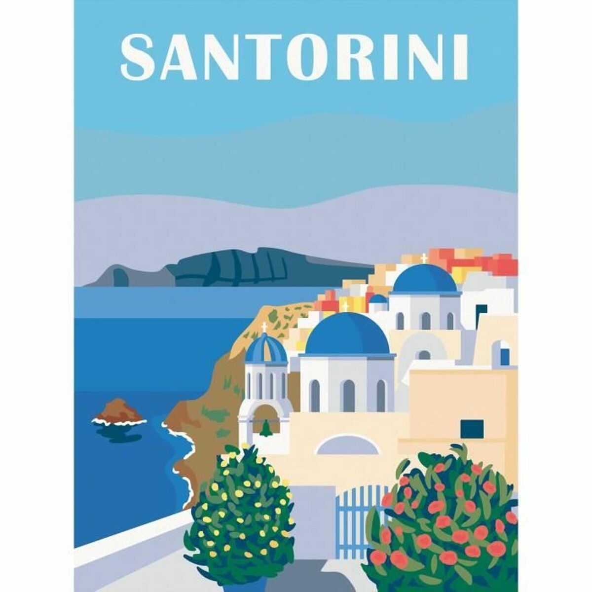 Målning med siffror Ravensburger Santorini 30 x 40 cm - 2
