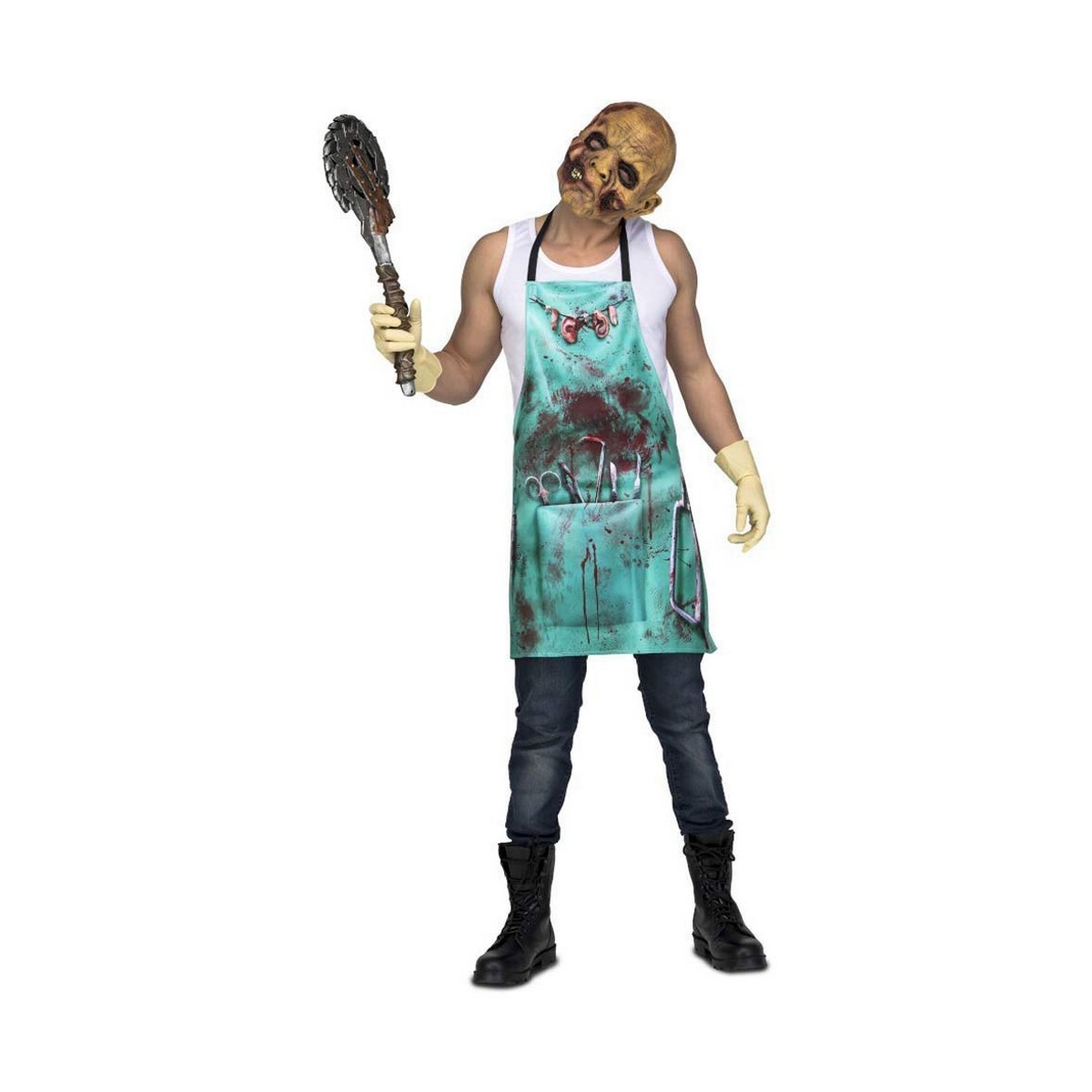 Maskeraddräkt vuxna My Other Me Mördare Kirurg Förkläde