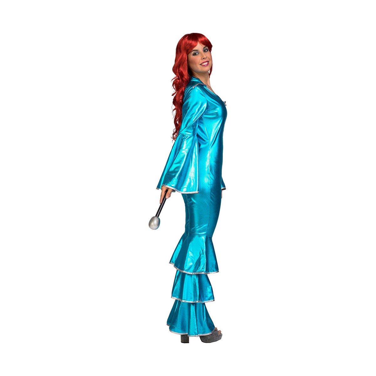 Maskeraddräkt vuxna My Other Me Turkos Fiesta Jumpsuit M/L - 3