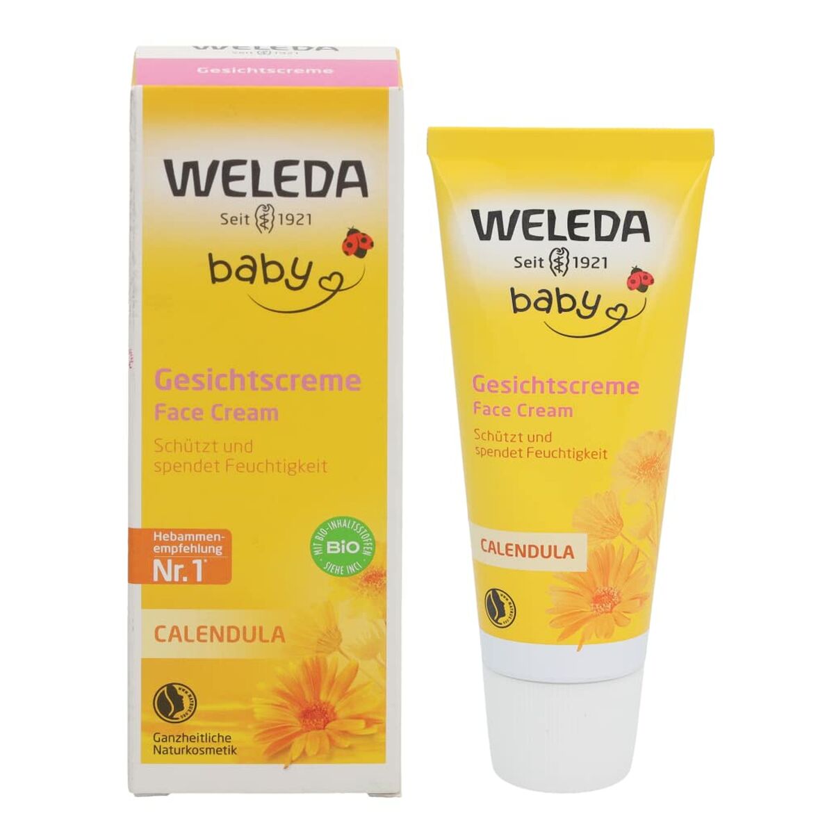 Fuktgivande ansiktskräm för bebisar Weleda Baby Calendula 50 ml