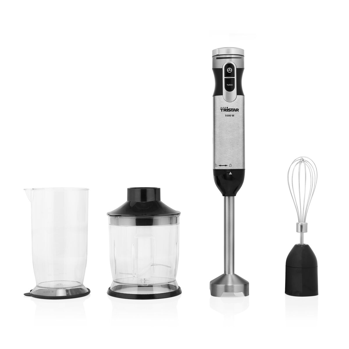 Stavmixer Tristar MX4829 Svart Silvrig 1000 W