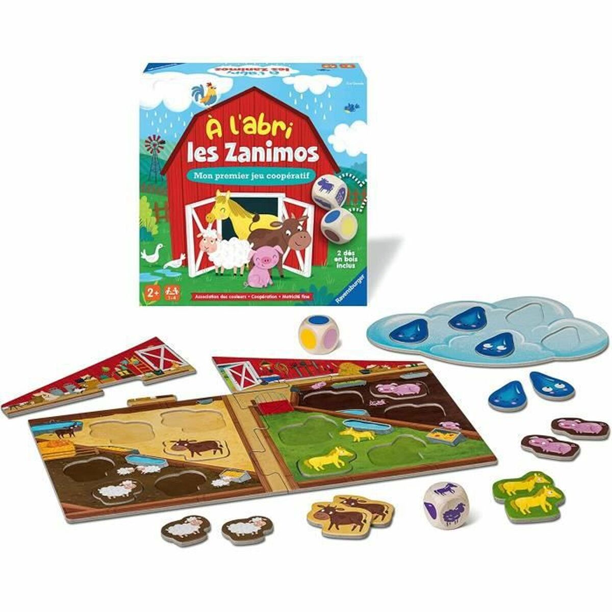 Utbildningsspel Ravensburger À l'abri les Zanimos (FR) (1 Delar) - 2