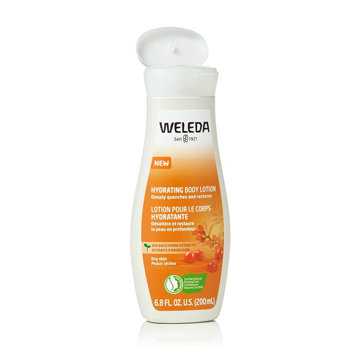Näringsberikad kroppsmjölk Weleda 090540X7 200 ml 75 ml Havtorn - 3