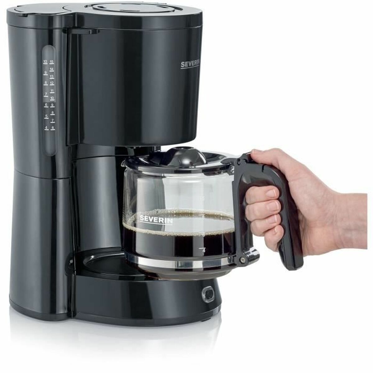 Kaffebryggare Severin Svart 1000 W