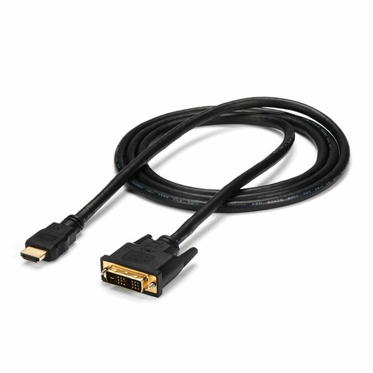 HDMI till DVI Adpater Startech HDMIDVIMM6           Svart