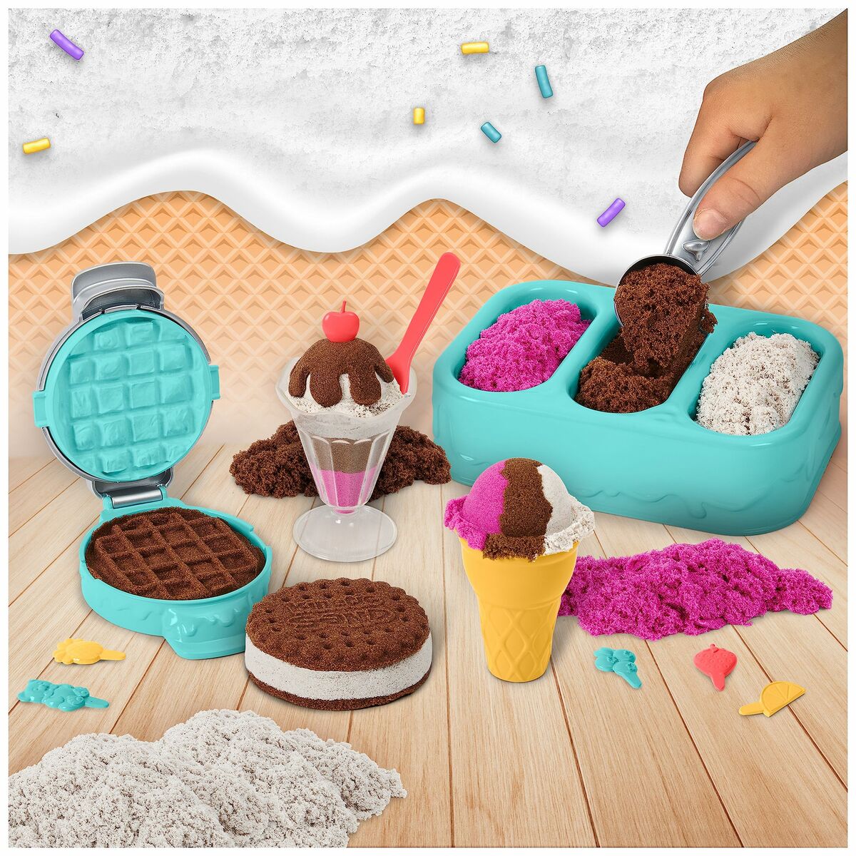Playset Spin Master Ice Cream Treats Magisk sand - 2
