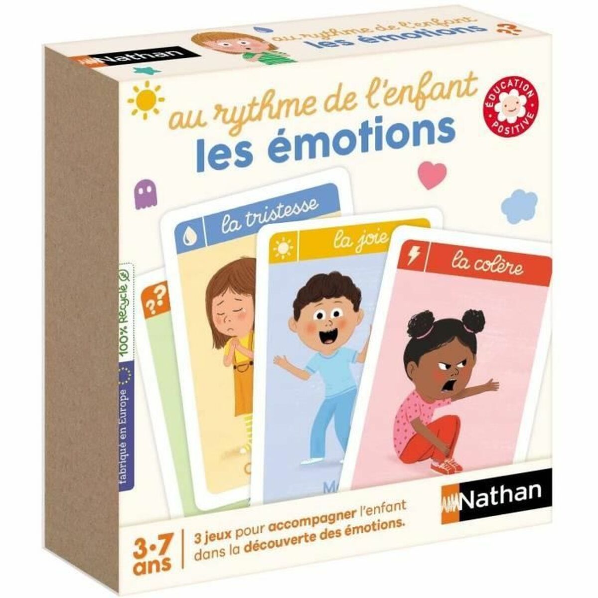 Utbildningsspel Nathan Au rythme de l´enfant les émotions (FR)
