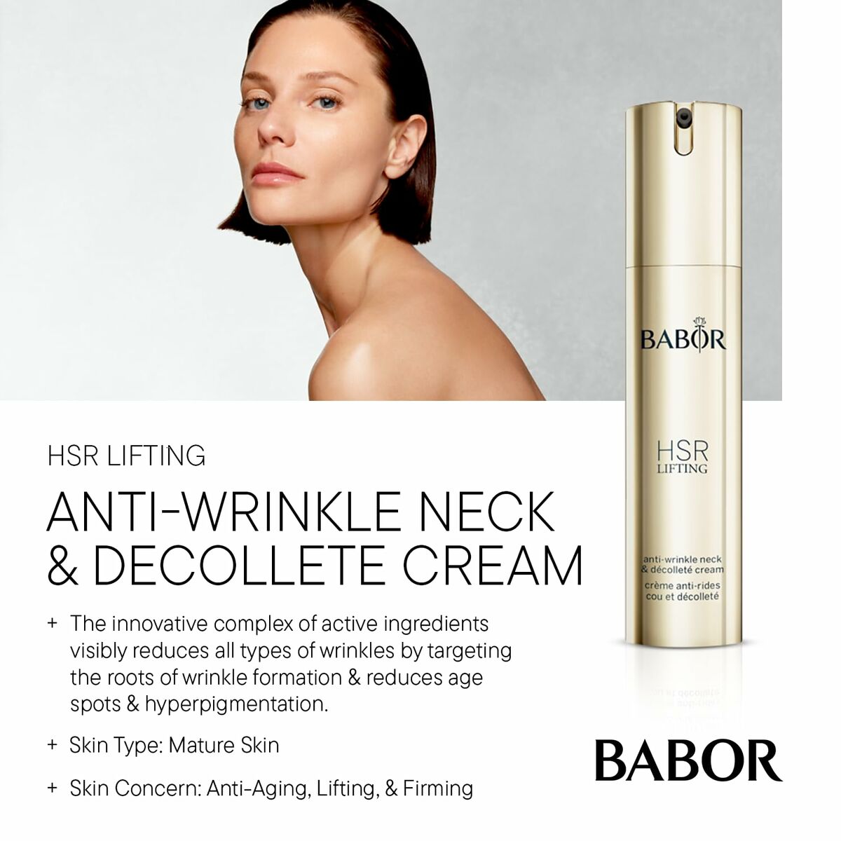 Hals- och dekolletagekräm Babor 50 ml - 3