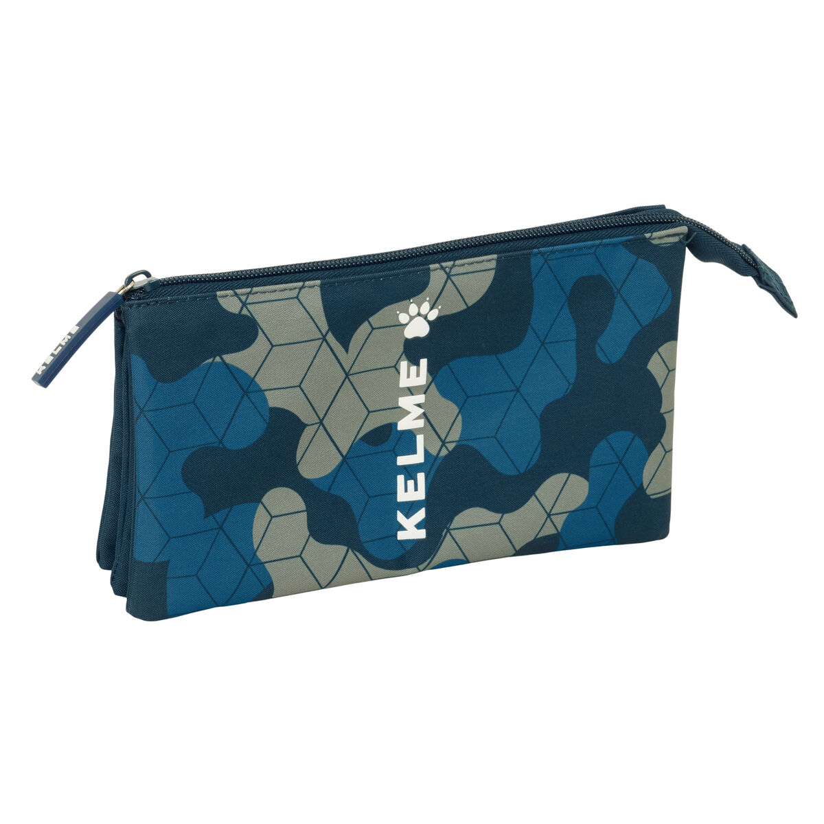 Tredubbel Carry-all Kelme Epic Marinblå 22 x 12 x 3 cm