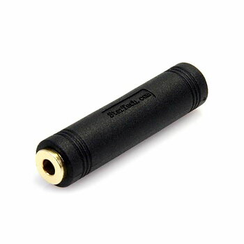 Audio Jack Adapter Startech GCAUD3535FF          Svart