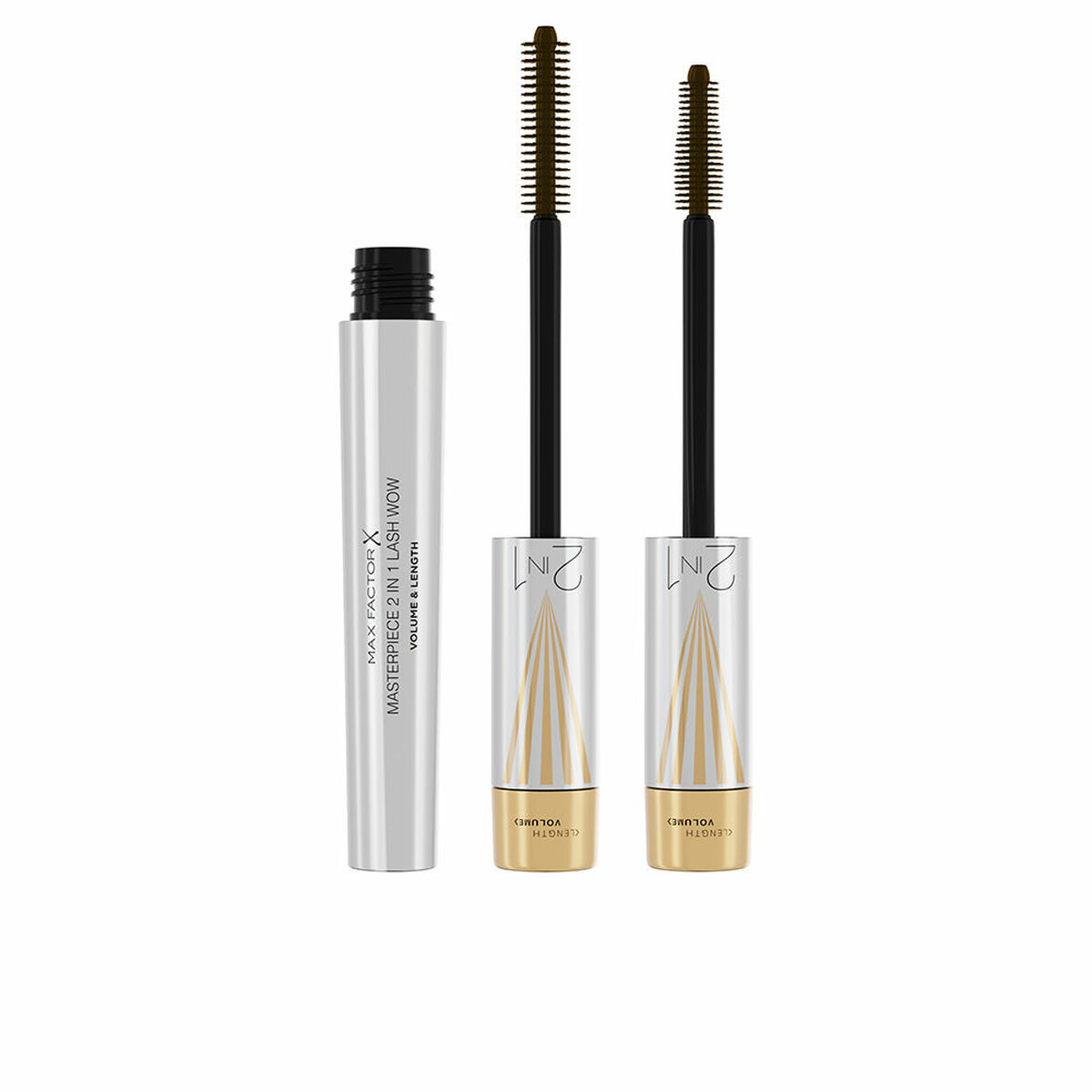 Maskara Max Factor Masterpiece 2 In 1 Lash Wow Svart Nº 02 Black brown 02-black brown 7 ml
