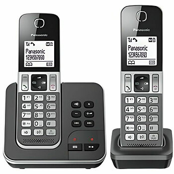 Trådlös Telefon Panasonic KX-TGD322 Vit Svart Svart/Grå