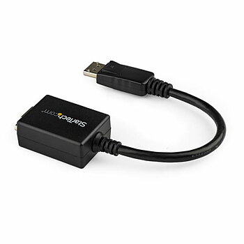 DisplayPort till VGA Adapter Startech DP2VGA2              Svart