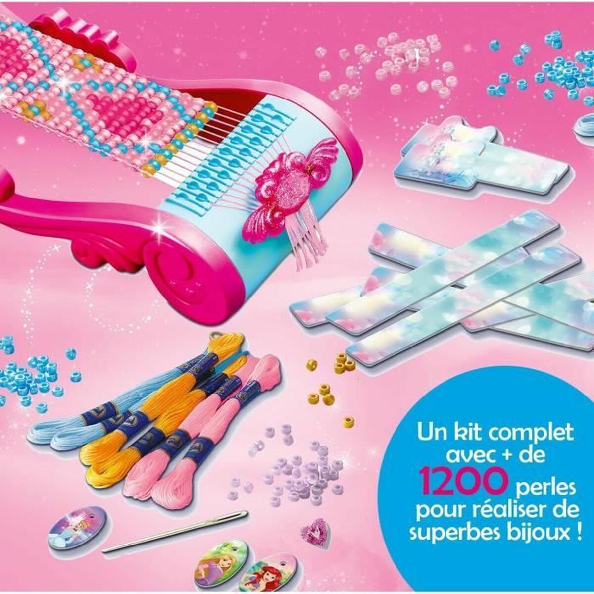Armbands- och halsbandssats Ravensburger Disney Princesses loom Fashion creation Plast - 3