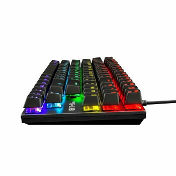Gaming Tangentbord/ OR: Speltangentbord The G-Lab Mercury AZERTY Franska Svart