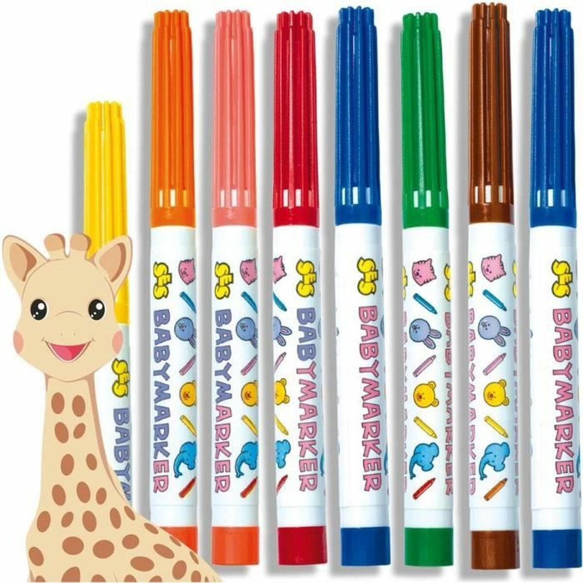 Tuschpennor babies SES Creative SOPHIE LA GIRAFE Multicolour - 2
