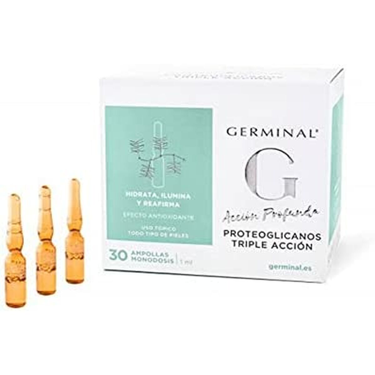 Anti-aging hals- och ansiktsbehandling Germinal Acción Profunda 1 ml 30 x 1 ml