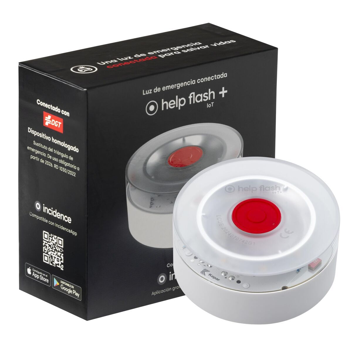 V16 nödsändare ansluten DGT 3.0 Help-Flash PD-000081 - 2