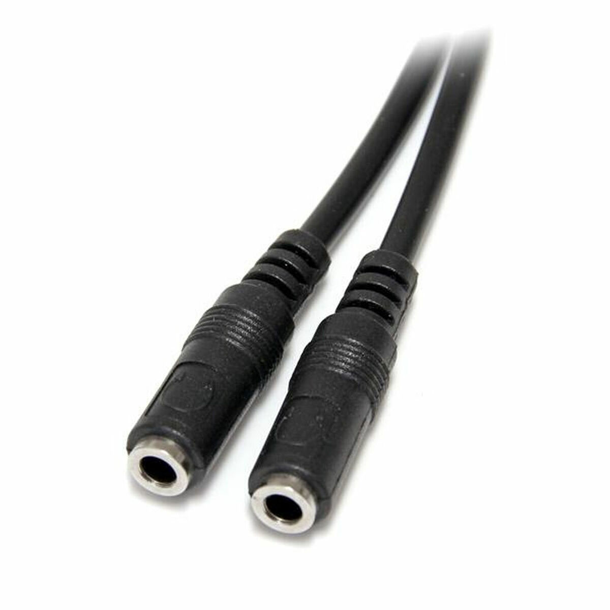 Audio Jack Adapter Startech MUY1MFFS             Svart 0,2 m - 3