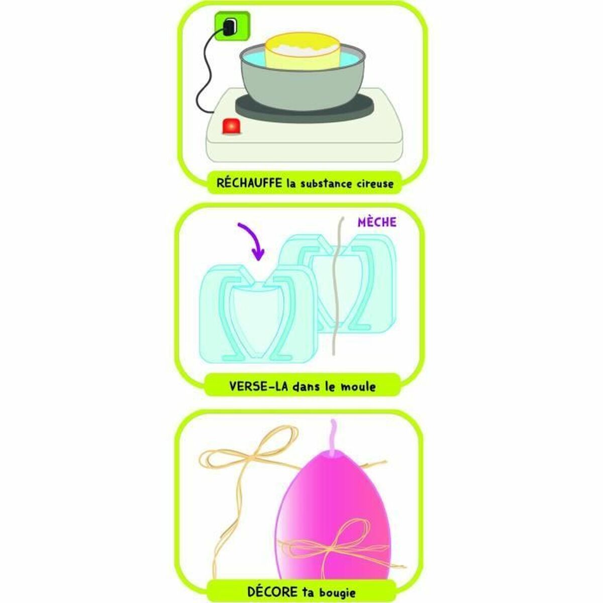 Vetenskapsspel Lisciani Giochi The Science of fun candles (FR) - 2