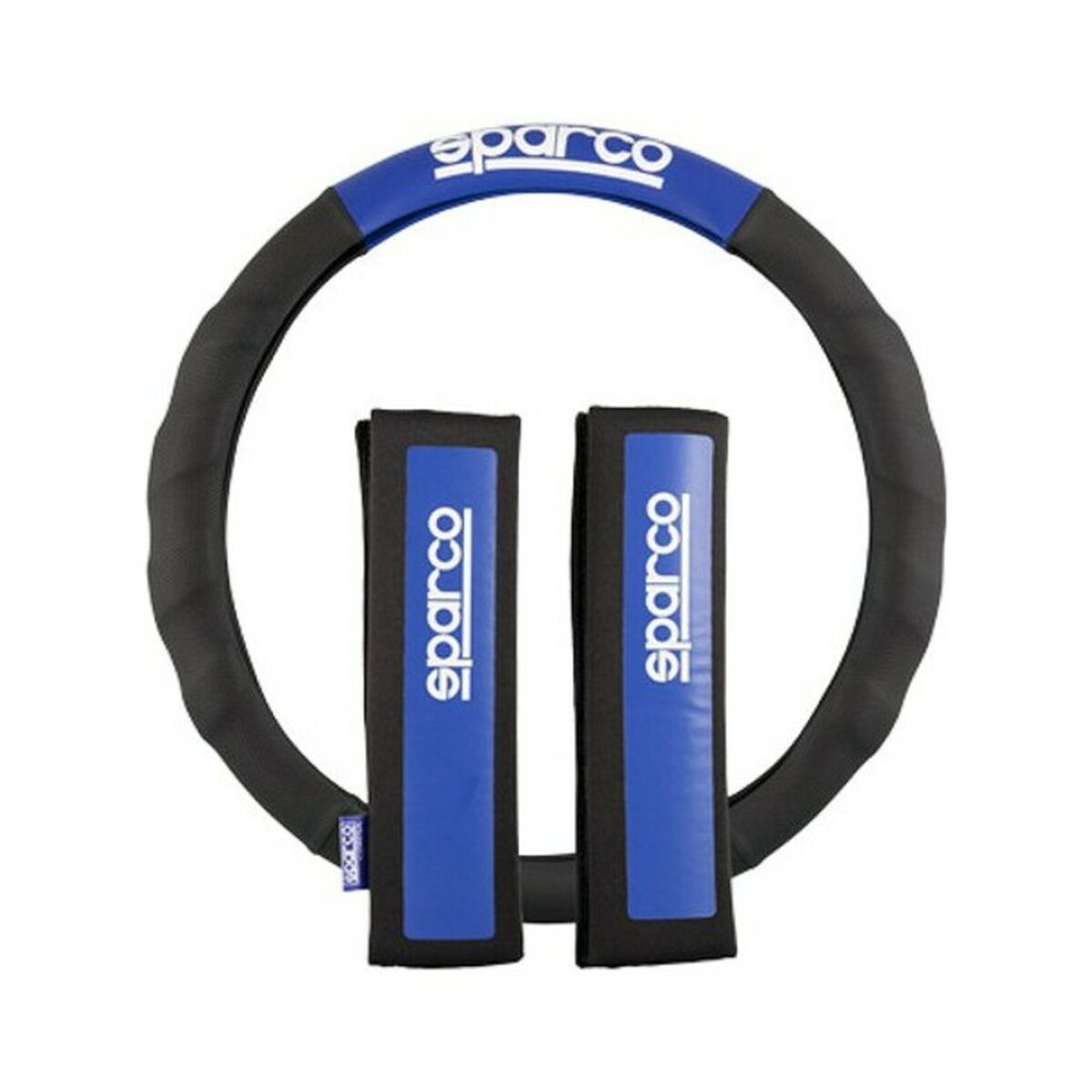 Rattöverdrag + Kuddar till säkerhetsbälte Sparco SPC1111KAZ Universal - 2