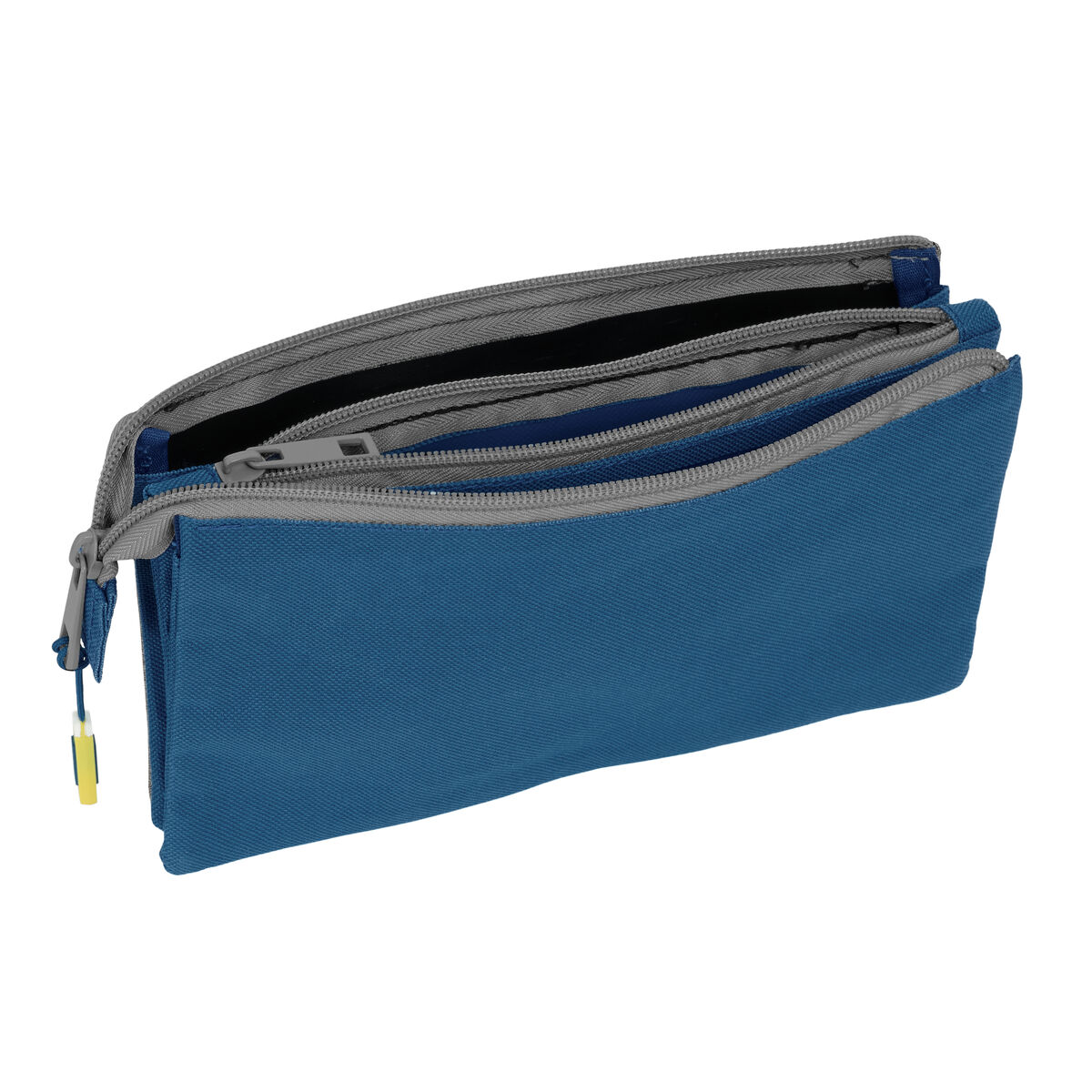 Tredubbel Carry-all Munich Street Blå Grå 22 x 12 x 3 cm - 3