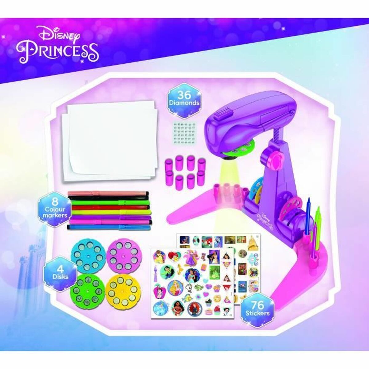 Floodlight/Projektorlampa Lisciani Giochi The Princess Multicolour - 2