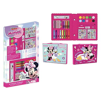 Brevpapper Set Minnie Mouse Rosa