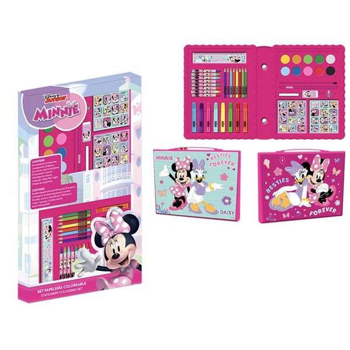 Brevpapper Set Minnie Mouse Rosa - 2