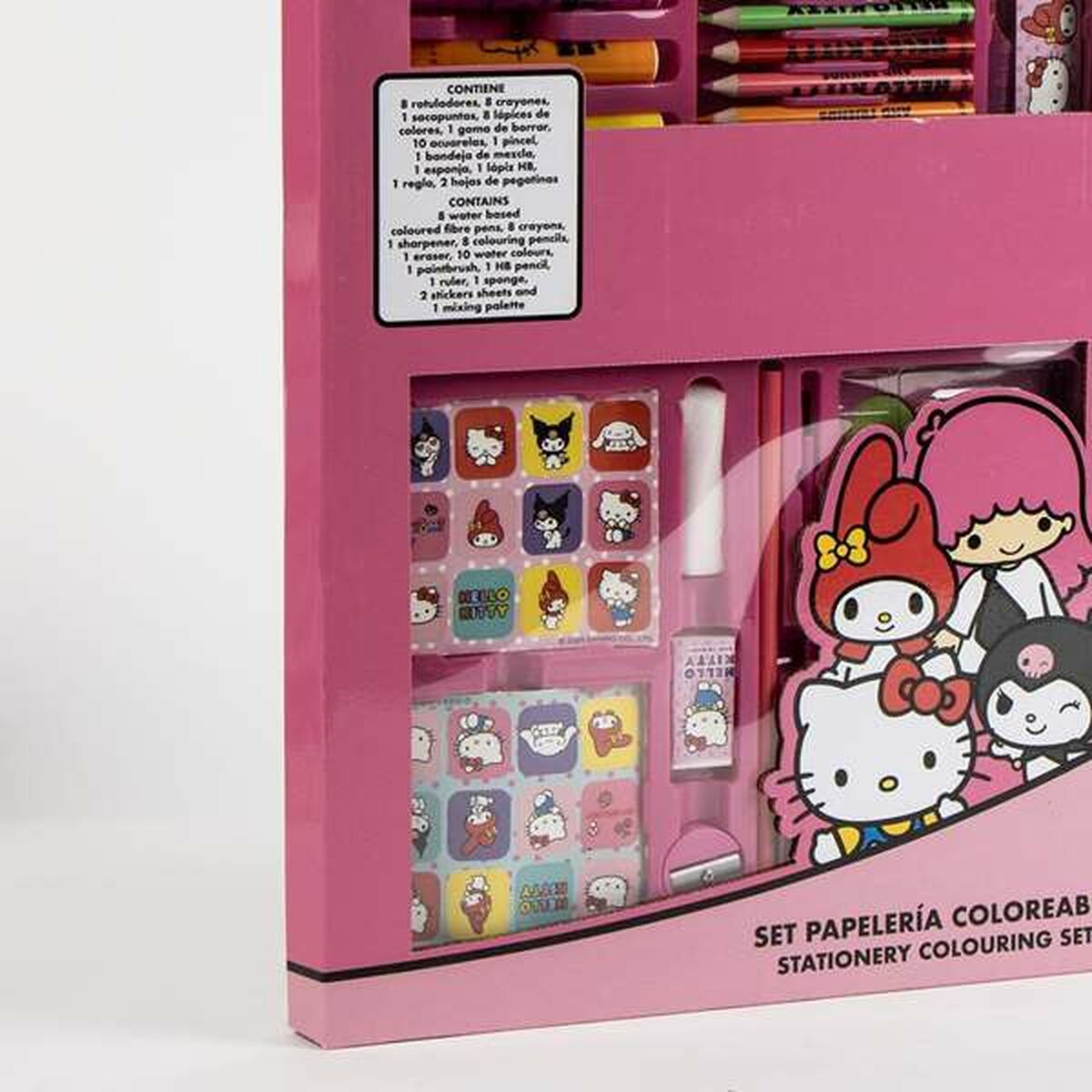Brevpapper Set Hello Kitty Vit - 3