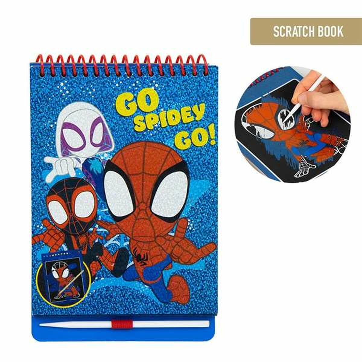 Brevpapper Set Spidey Blå