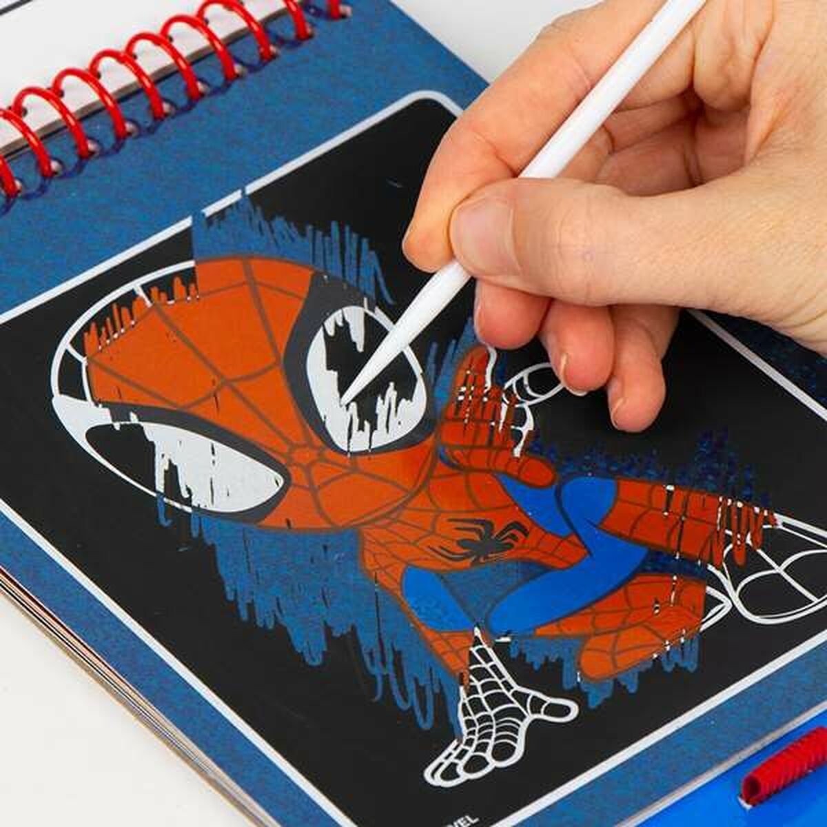 Brevpapper Set Spidey Blå - 3