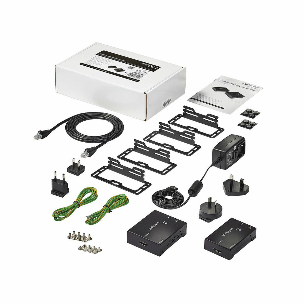 Adapter Startech ST121HDBTE HDMI RJ-45 - 3