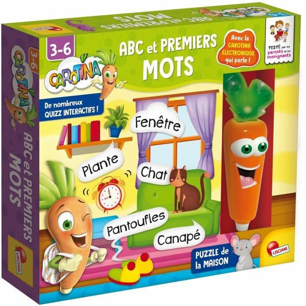 Utbildningsspel Lisciani Giochi ABC et Premiers Mots