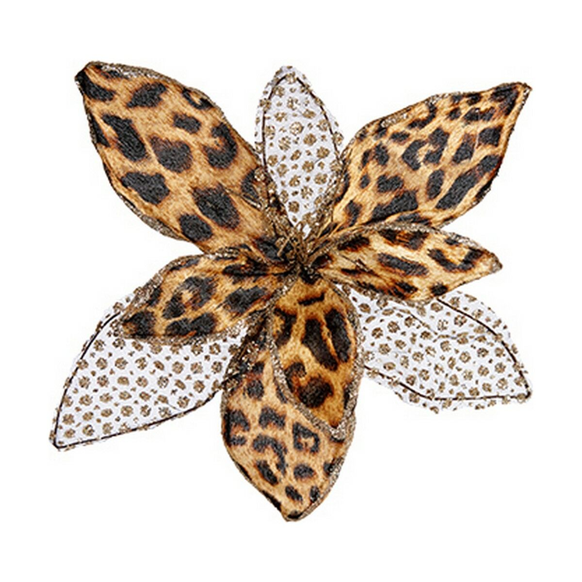 Dekorativ blomma Krist+ Jul Leopard