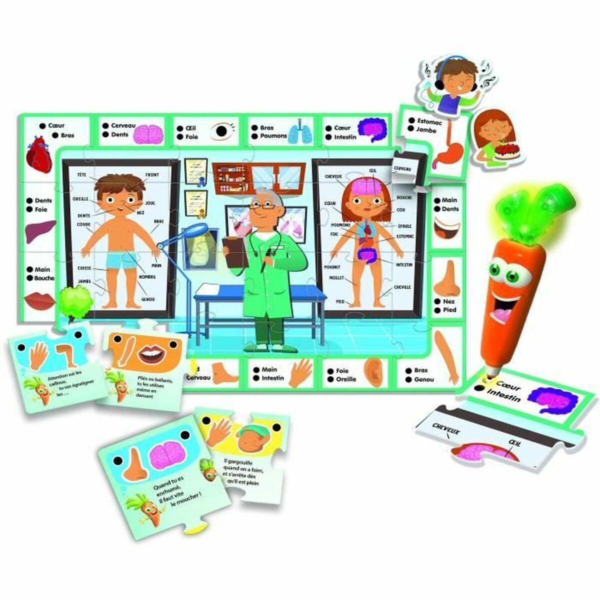 Utbildningsspel Lisciani Giochi Carotina va chez le docteur - 2