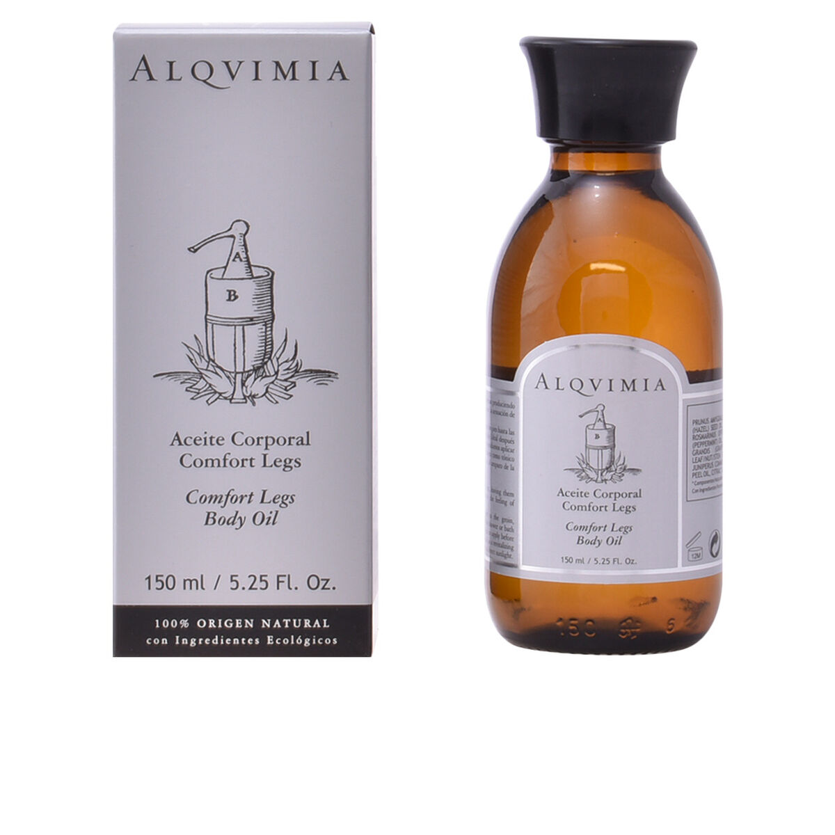 Lindrande olja för benen Body Oil Alqvimia