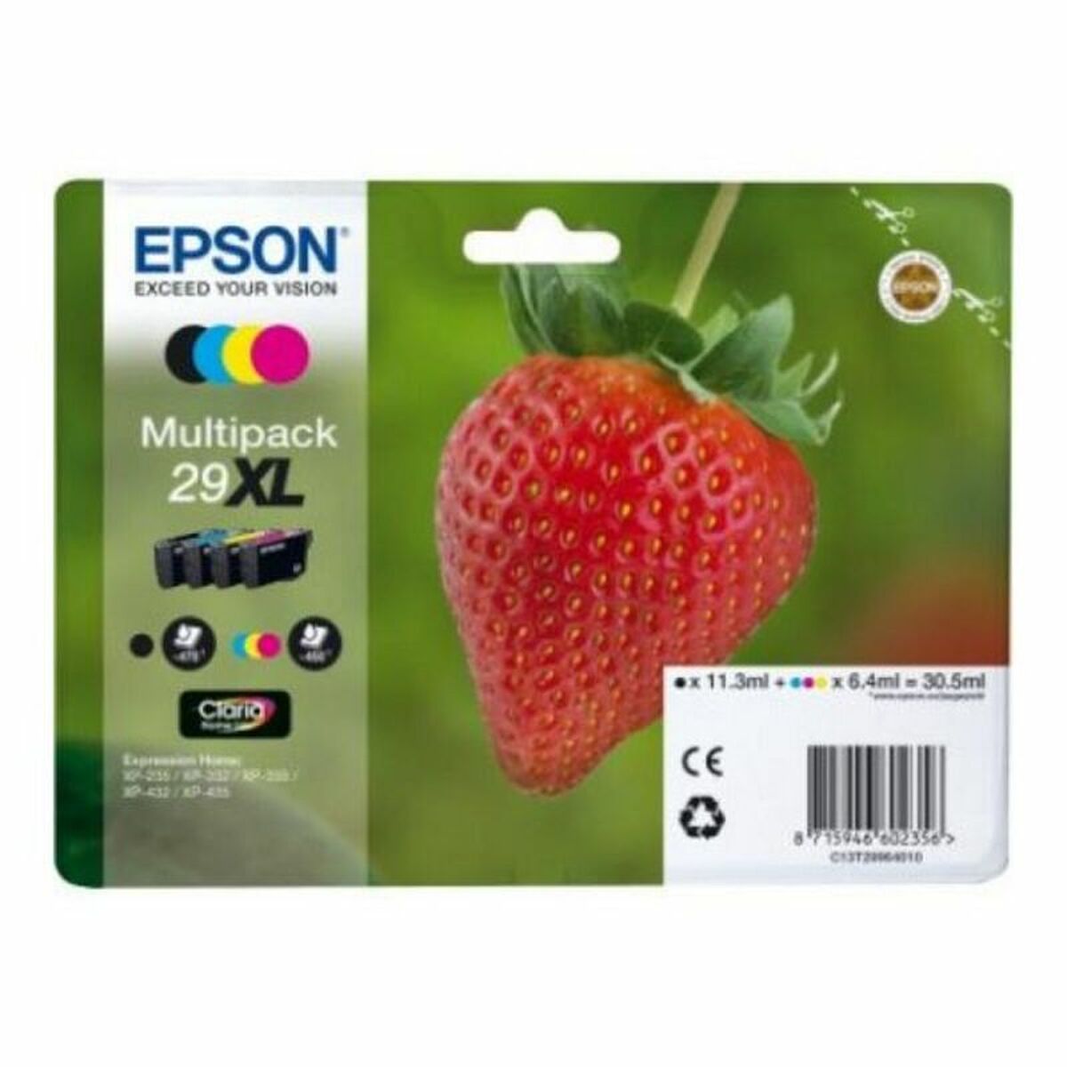 Patron Kompatibel Epson T2996 Gul Svart Turkos Magenta