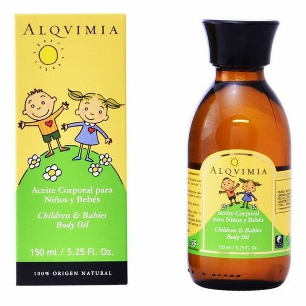 Kroppsolja för barn och babyn Body Oil Alqvimia