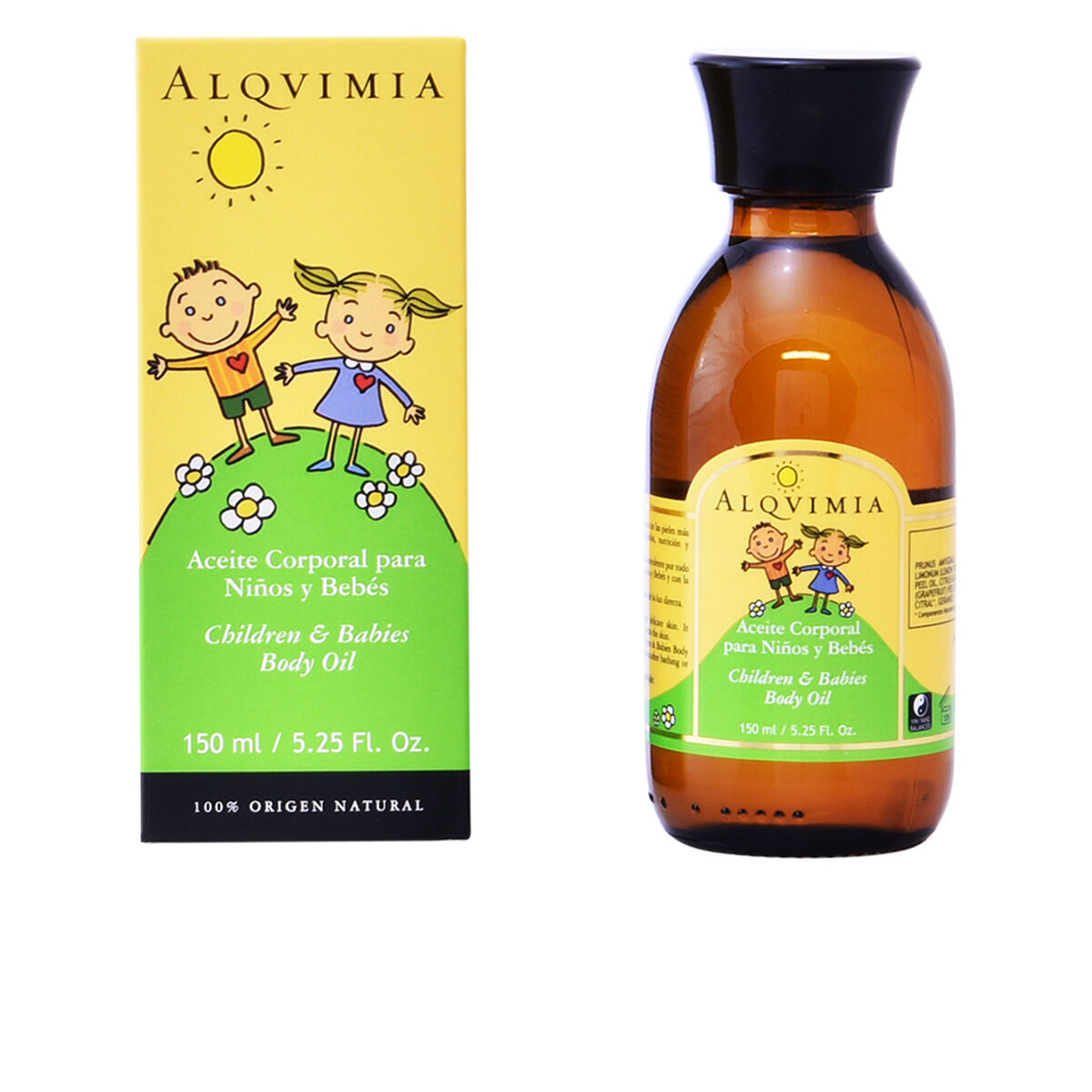 Kroppsolja för barn och babyn Body Oil Alqvimia - 2