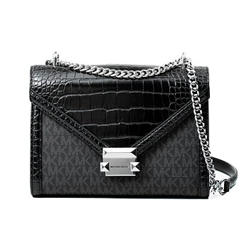 Axelväska Michael Kors Whitney Svart 24 x 18 x 8 cm