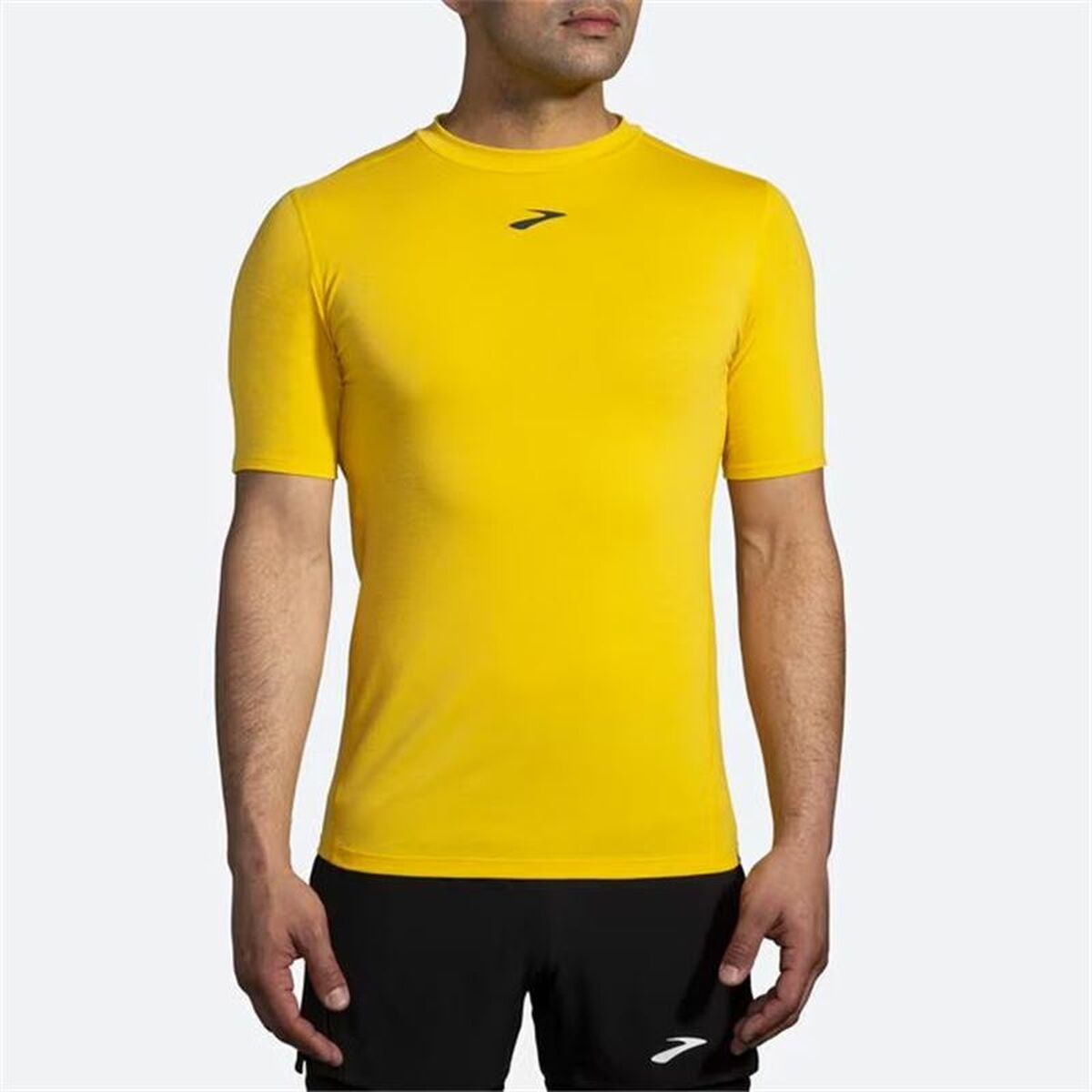 T-shirt med kortärm Herr Brooks High Point Gul - 2