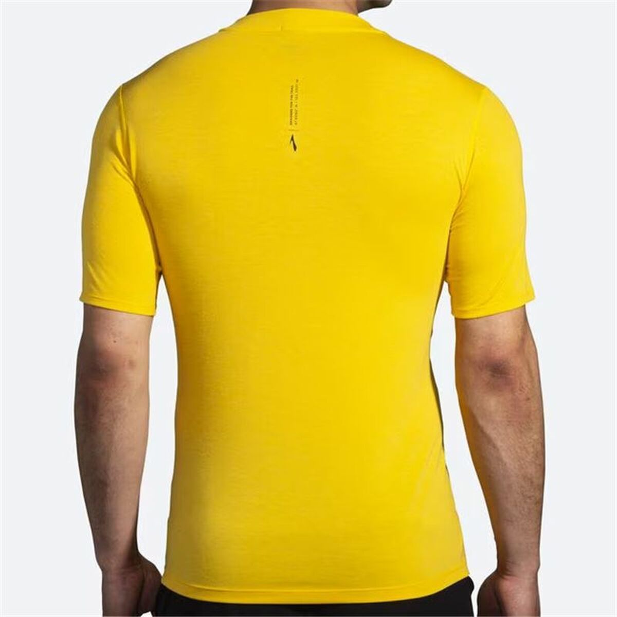 T-shirt med kortärm Herr Brooks High Point Gul - 3